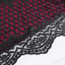 Load image into Gallery viewer, CA04502 Red Women Gothic Lace Hooded Cloak
