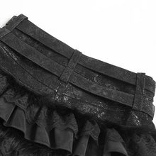 Load image into Gallery viewer, PT294 Punk Snake-Print Faux Leather Micro-Shorts with Flared Hem
