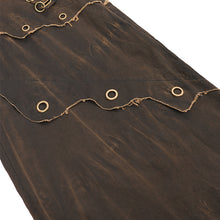 Load image into Gallery viewer, PT263 Punk coffee-colored woven wide-leg pants
