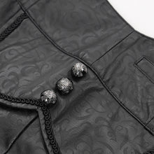 Load image into Gallery viewer, PT266 Gothic pattern leather high waist trousers

