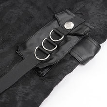 Load image into Gallery viewer, CT251 men Punk ripped woven jacket hooded long coat
