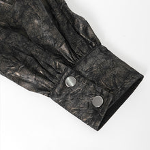 Load image into Gallery viewer, SHT139 gold stamping pleated Long-sleeved shirts

