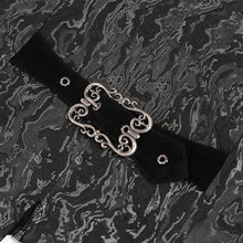 Load image into Gallery viewer, WT098 Two-tone jacquard Gothic swallowtail short vest
