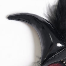 Load image into Gallery viewer, AS303 Demon One-Eyed Black Wing Hairclip
