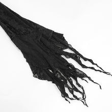 Load image into Gallery viewer, ECA02001 Gothic pattern velvet short lace shawl for women

