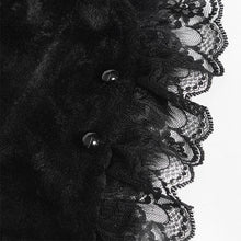 Load image into Gallery viewer, AS321 Gothic-style embossed, fleece-lined velveteen collar
