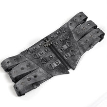 Load image into Gallery viewer, AS277 Punk-Style Faux Leather Woven Belt with Three Straps
