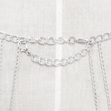 Load image into Gallery viewer, AS220 Punk long and wide headdress chain tassel
