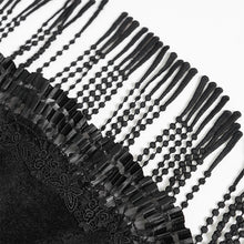 Load image into Gallery viewer, EAS043 Polka-Dot Wizard Hat with Long Tassels, Feathers and Rose
