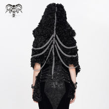 Load image into Gallery viewer, CA052 Punk curly hooded cape
