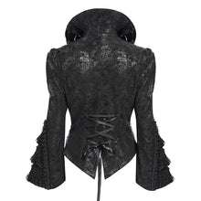 Load image into Gallery viewer, CT266 Gothic snakeskin leather short jacket
