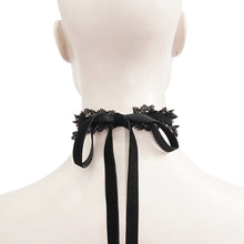 Load image into Gallery viewer, AS168 Gothic Lace velvet necklace with pendant
