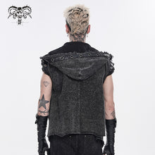 Load image into Gallery viewer, WT104 Punk-Style Hooded Distressed Loose-Fit Vest
