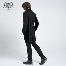 Load image into Gallery viewer, CT17401 black Gothic men dress coat
