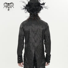 Load image into Gallery viewer, SHT15801 Gothic-Style Long-Sleeve Shirt with Branch Pattern
