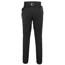 Load image into Gallery viewer, PT217 Gothic pattern leather fake belt men&#39;s trousers
