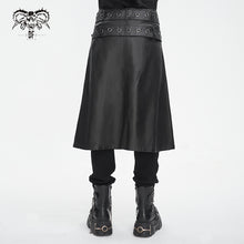 Load image into Gallery viewer, SKT203 Punk non-elastic twill material men kilt
