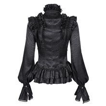 Load image into Gallery viewer, SHT122 Long Sleeve Stand Collar Gothic Blouse
