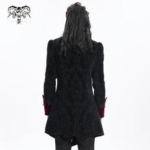 Load image into Gallery viewer, CT249 Gothic jacquard velvet stand collar coat
