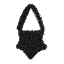 Load image into Gallery viewer, AS316 Inverted Pentagram Studded Curly-Faux-Fur Crossbody Bag
