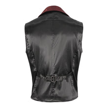 Load image into Gallery viewer, WT07802 red Gothic embroidered contrasting colors waistcoat
