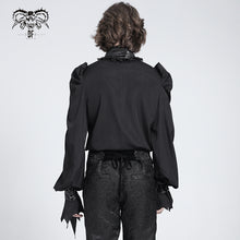 Load image into Gallery viewer, SHT132 Bat Tie Gothic Shirt
