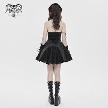 Load image into Gallery viewer, SKT25401 Jacquard Rose Pattern Woven Gothic Lolita Dress
