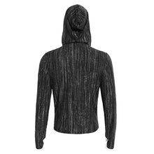 Load image into Gallery viewer, TT300 Two-tone tie-dye knitted hooded long-sleeved T-shirt
