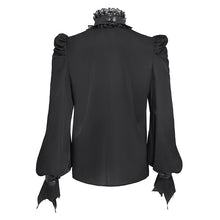 Load image into Gallery viewer, SHT132 Bat Tie Gothic Shirt
