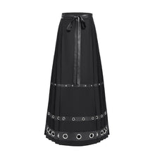 Load image into Gallery viewer, SKT241 Inverted five-pointed star punk horse face skirt
