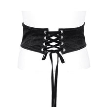 Load image into Gallery viewer, AS199 Gothic shiny pattern leather corset
