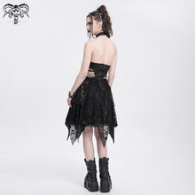 Load image into Gallery viewer, SKT231  Punk Skull Mesh Dress
