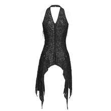 Load image into Gallery viewer, ETT049 Sequined Fringe-Trimmed Sleeveless T-Shirt
