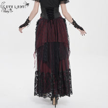 Load image into Gallery viewer, ECST013 Paisley Jacquard Black and Red Belt
