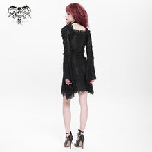 Load image into Gallery viewer, SKT24501 floral Lace Long Sleeve Gothic Dress

