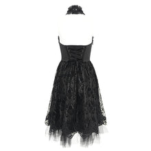 Load image into Gallery viewer, SKT23401 Black women Skeleton Printing Gothic Lolita Dress
