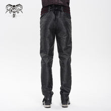 Load image into Gallery viewer, PT29802 Gothic Non-Stretch Patterned Leather Trousers
