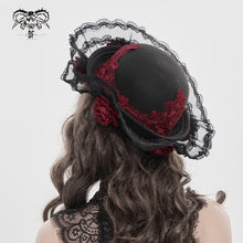 Load image into Gallery viewer, AS261 Small Rolled-Brim Velour Beanie with 3D Rose Embellishment on the Brim
