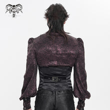 Load image into Gallery viewer, WT10301 Gothic-Patterned Leather Short Vest
