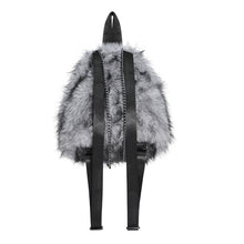Load image into Gallery viewer, AS31802 Black and Grey Gothic Spider Plush Backpack
