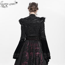 Load image into Gallery viewer, ECT024 Gothic snakeskin short shawl coat
