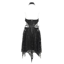 Load image into Gallery viewer, SKT231  Punk Skull Mesh Dress

