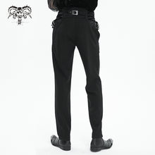 Load image into Gallery viewer, PT217 Gothic pattern leather fake belt men&#39;s trousers
