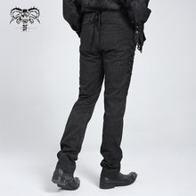 Load image into Gallery viewer, PT010 formal party jacquard men high waist floral Gothic trousers
