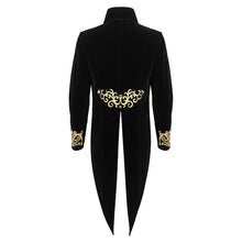 Load image into Gallery viewer, CT20801 Black Embroidered Stand Collar Tuxedo Men&#39;s Dress Jacket
