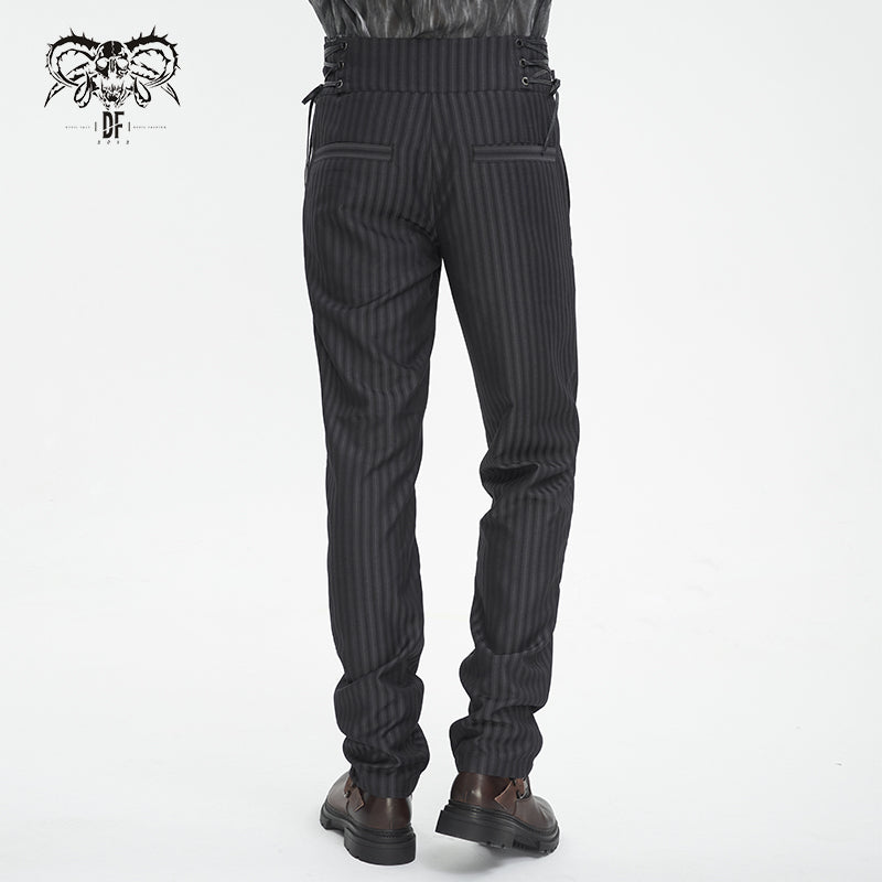 PT24801 Steampunk striped suit trousers