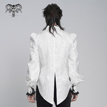 Load image into Gallery viewer, SHT15302 Faux Two-Piece Paisley Men Gothic Shirts
