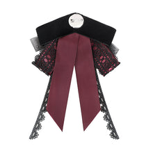 Load image into Gallery viewer, AS29602 Gothic ribbon bow tie
