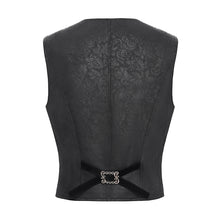 Load image into Gallery viewer, WT097 Gothic dark pattern jacquard vest
