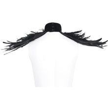 Load image into Gallery viewer, CA044 High collar long feather men collar
